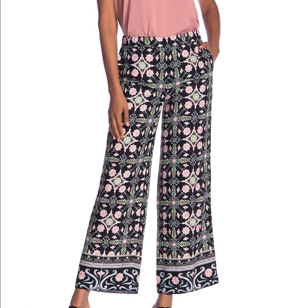 Rachel Rachel Roy Women’s Floral High Rise Pants